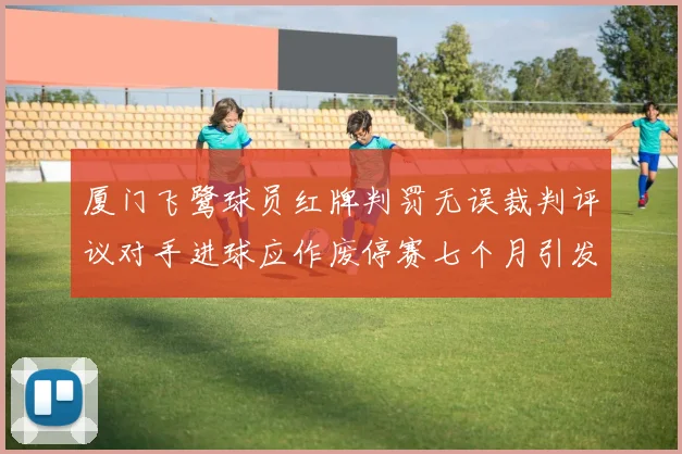 厦门飞鹭球员红牌判罚无误裁判评议对手进球应作废停赛七个月引发热议
